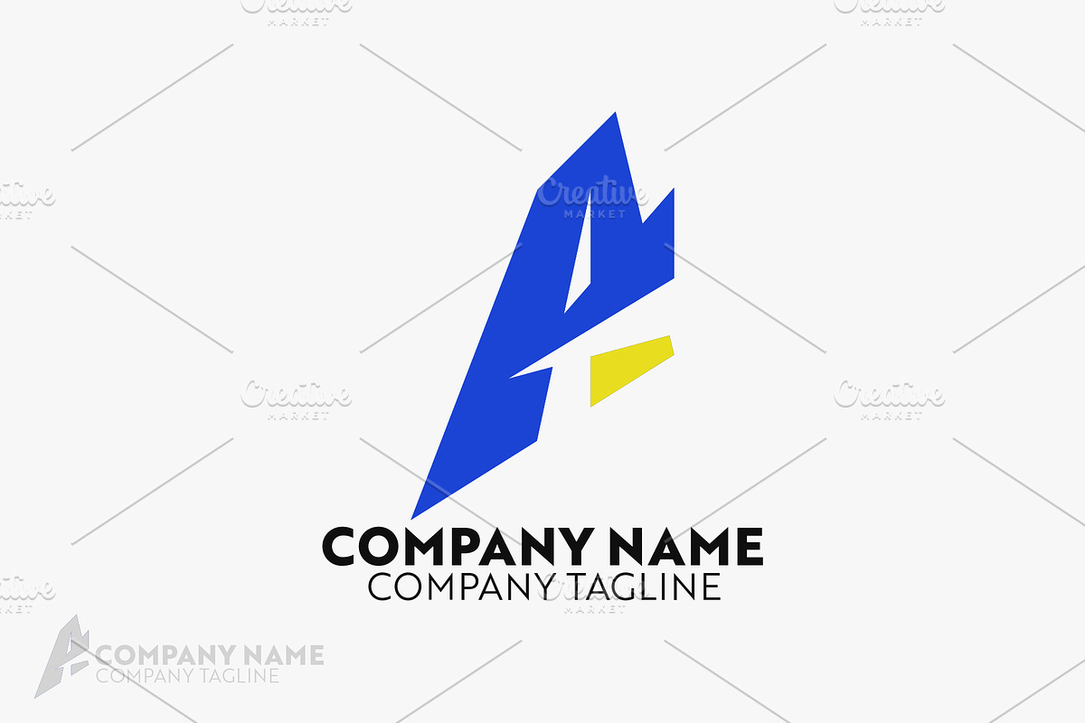 A Letter Logo Design Branding, a Branding & Logo Template by ORCHEVADESIGN (Photo 1 of 4)