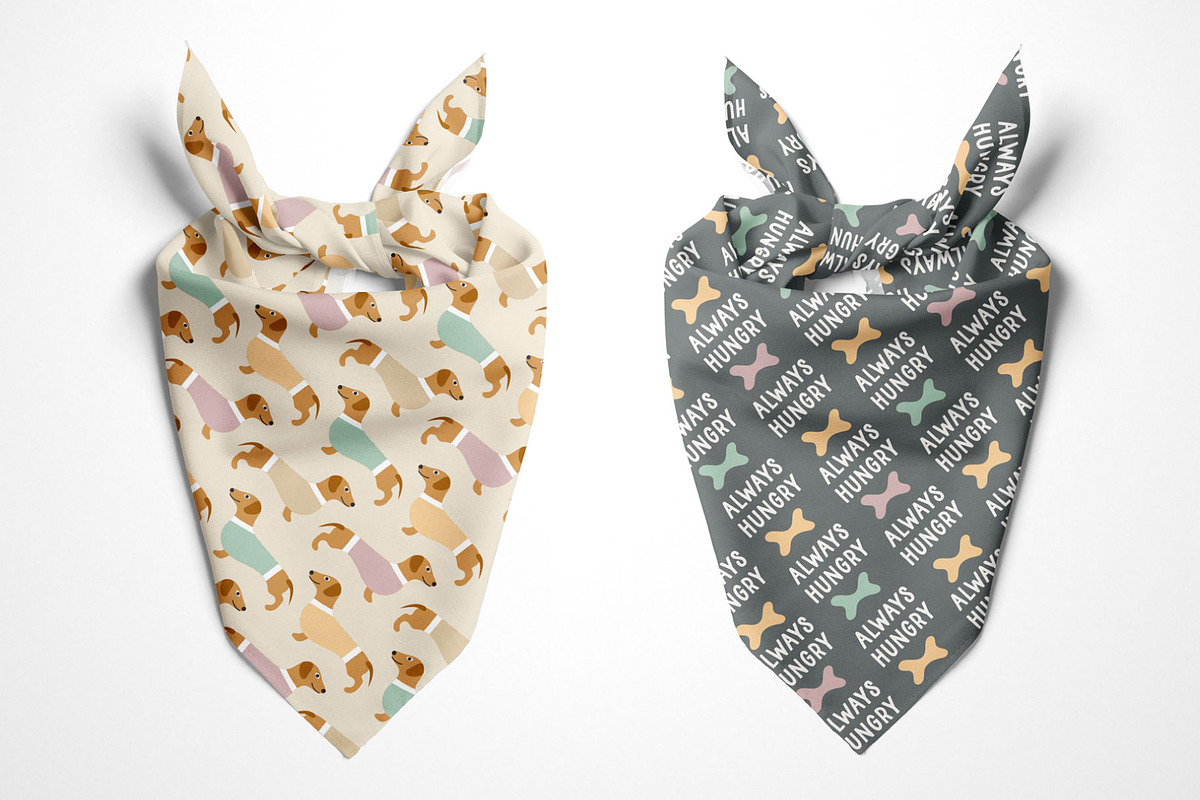 Cute puppy dog pattern bundle, a Pattern Graphic by RevolutionizZed (Photo 3 of 17)