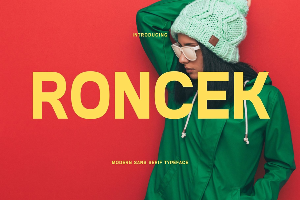 Roncek - Modern Sans Serif Typeface, a Sans Serif Font by Font Kingdom (Photo 1 of 5)