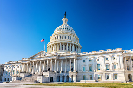 Us capitol at sunny day featuring capitol, washington, and dc, an Architecture Photo by sborisov