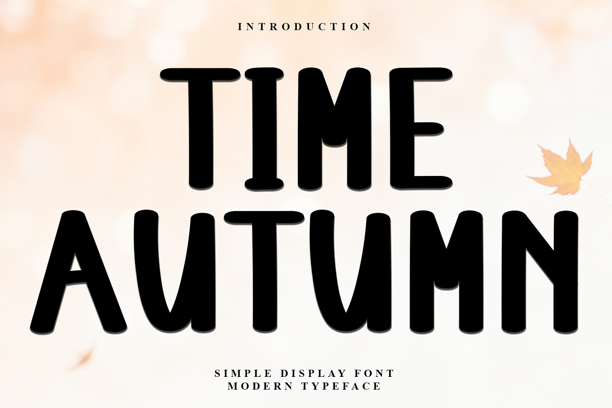 Time Autumn, a Script Font by InermediaSTUDIO (Photo 1 of 7)