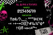 Ritual Thorn, a Handwritten Font by BBtypeStudios (Thumbnail 10 of 11)