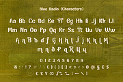 Blue Radio - Vintage Display Font, a Handwritten Font by Ekahermawan (Thumbnail 12 of 13)