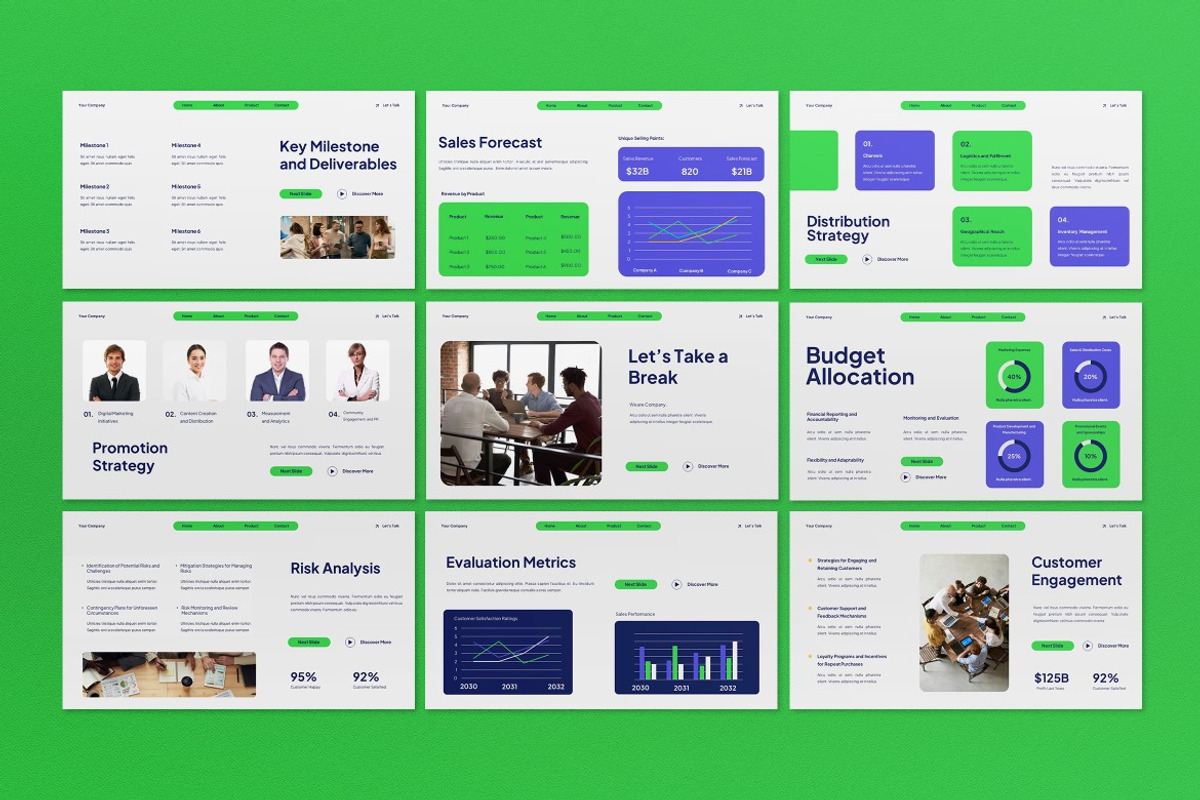 Product Launch Proposal PPT, a Presentation Template by graphicook (Photo 3 of 5)
