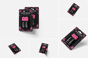 Battery Mockup, a Product Mockup by Indah