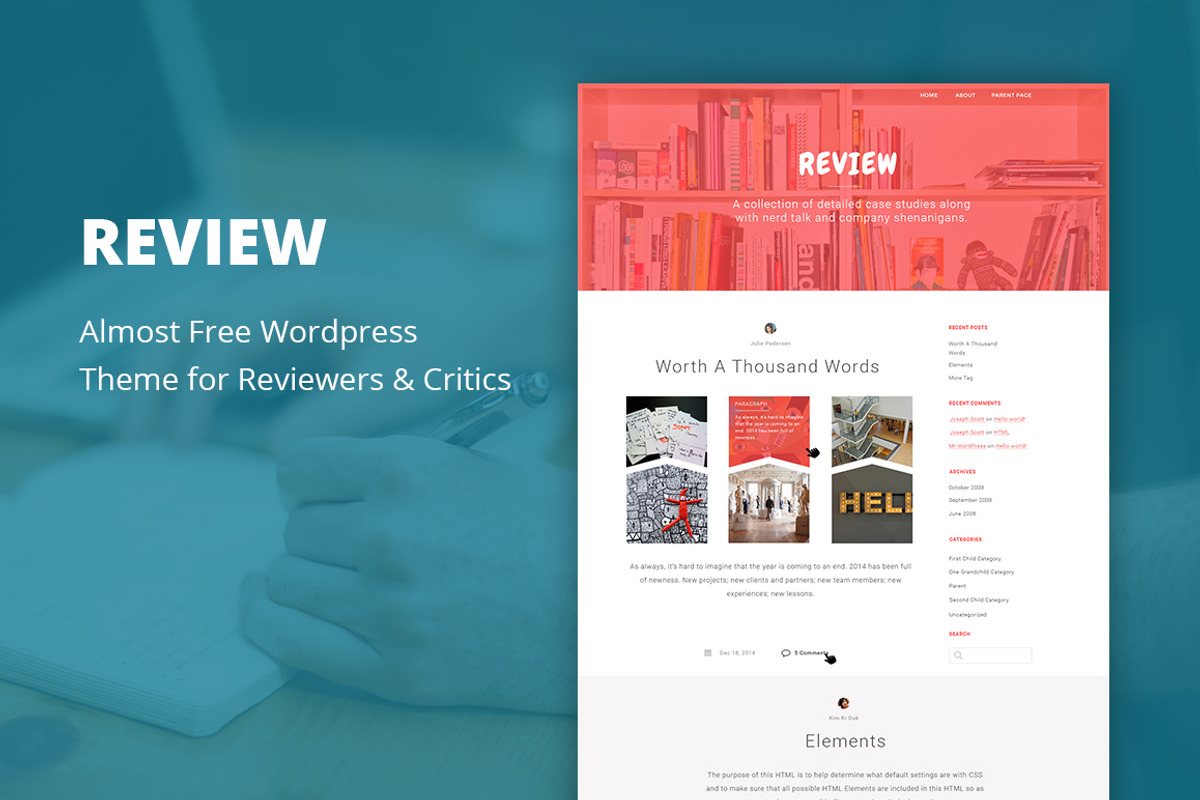 Review Talk - Cheap WordPress Theme, a WordPress Template by bestwebsoft (Photo 1 of 2)