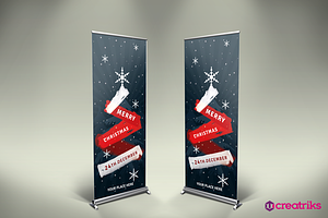 Christmas Roll Up Banner