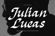 Julian Lucas Display Font, a Blackletter Font by RantautypeStudio (Thumbnail 1 of 15)