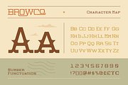 Browco, a Serif Font by Burntilldead (Thumbnail 2 of 12)