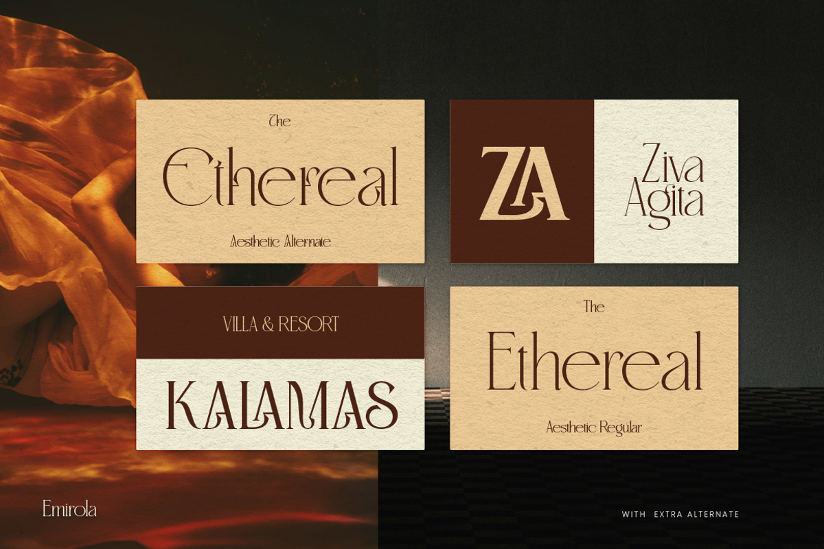 Emirola, a Serif Font by Burntilldead (Photo 6 of 14)