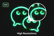 Neo Social | Social Media 3D Icons, an Object 3D Model by Iqonic Design (Thumbnail 3 of 8)