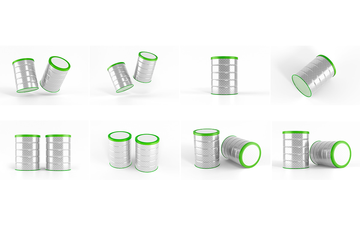Milk Powder Tin Can Mockup – 8 PSD, a Packaging Mockup by Adstart (Photo 8 of 8)