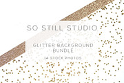 Glitter background stock photos, a Print Template by So Still Studio (Thumbnail 1 of 4)