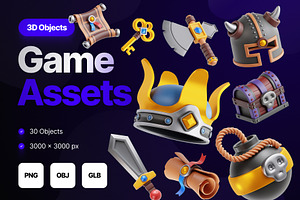 3D Game Assets, an Object 3D Model by Rakata Studio
