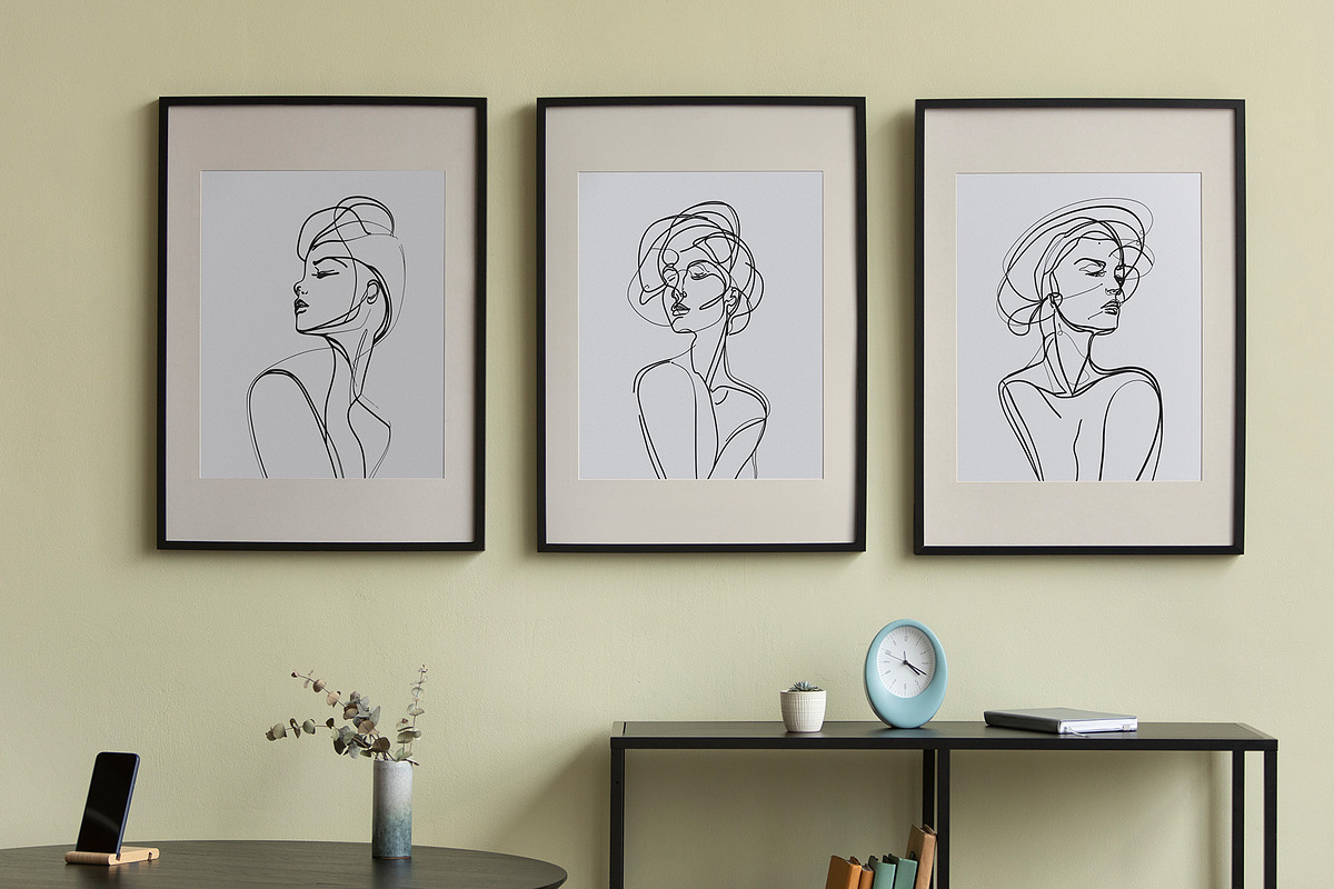 One Line Woman Flower Illustration, a Person Illustration by Vibrand Studio (Photo 10 of 11)