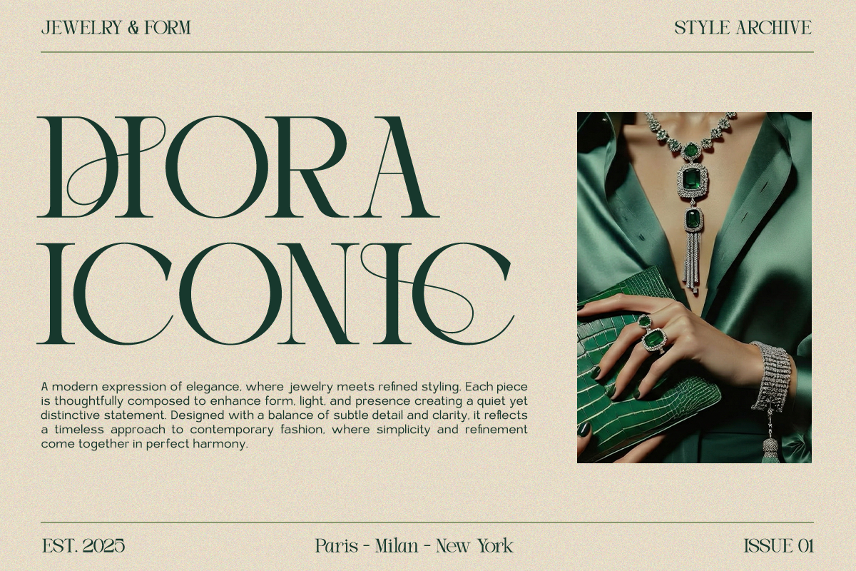 Ligature Elegant Serif - Haggia, a Serif Font by Font Liner (Photo 2 of 8)