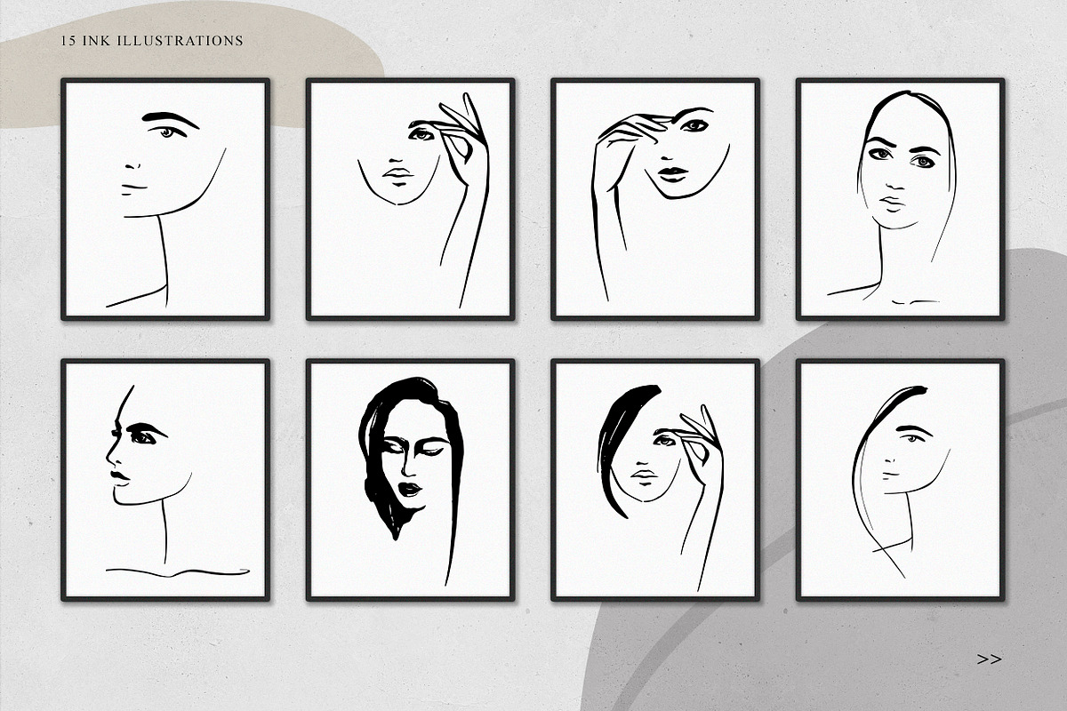 Inkling. Line Art Women, a Person Illustration by AnMark (Photo 3 of 12)