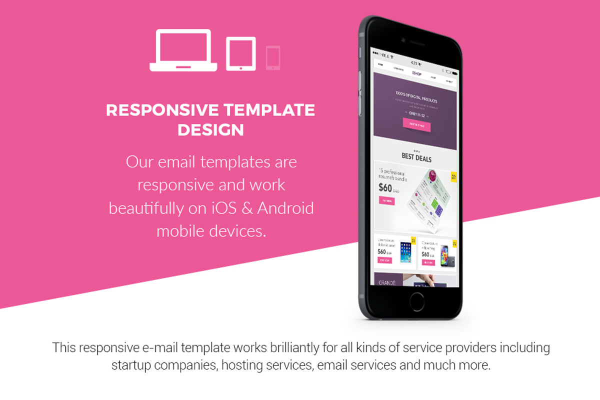 Eshop – Email Marketing Template, an Email Template by ZippyPixels