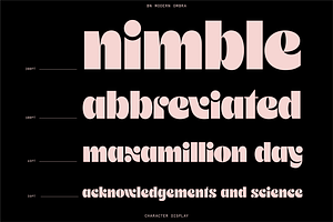 Modern Ombra - Quirky Display Font