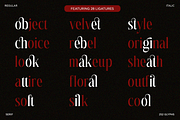 A Stylish Serif - Petrichor, a Serif Font by RagamKata (Thumbnail 5 of 10)