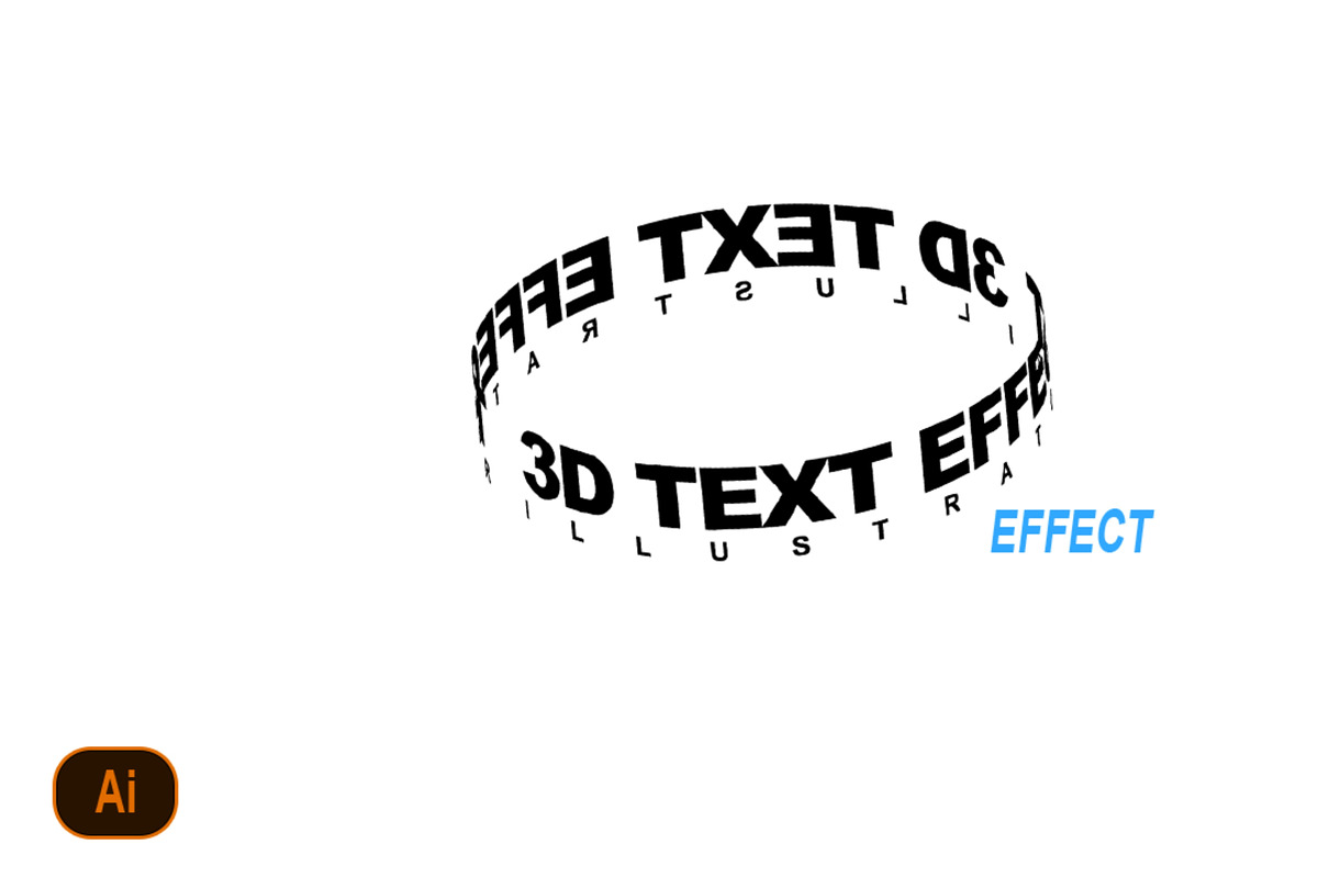 3D Rounded Text Effect | Template, an Object Illustration by Kogeki ...