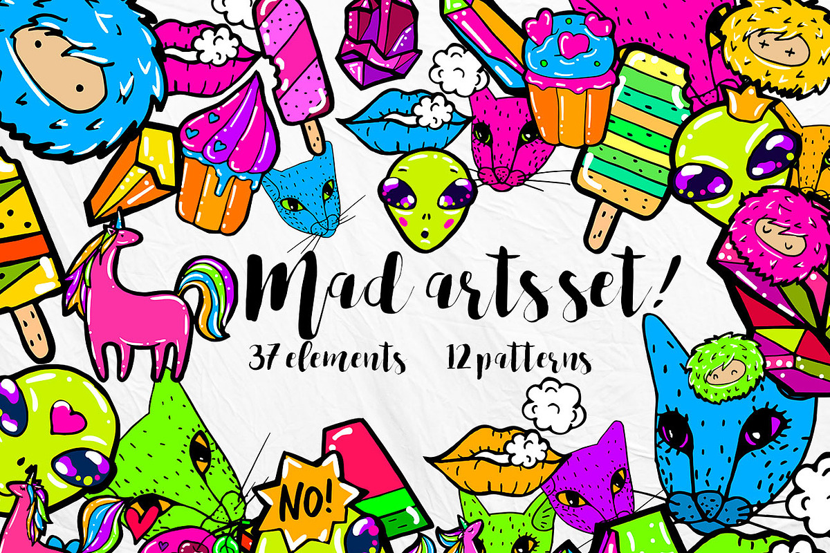 Mad Arts Set  !Promotion price!, an Object Graphic by Kotozoid (Photo 1 of 13)