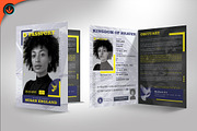 Modern Passport Funeral Program, a Brochure Template by SeraphimChris (Thumbnail 6 of 7)