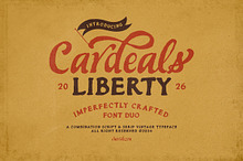 Cardeals - Handcrafted Font Duo