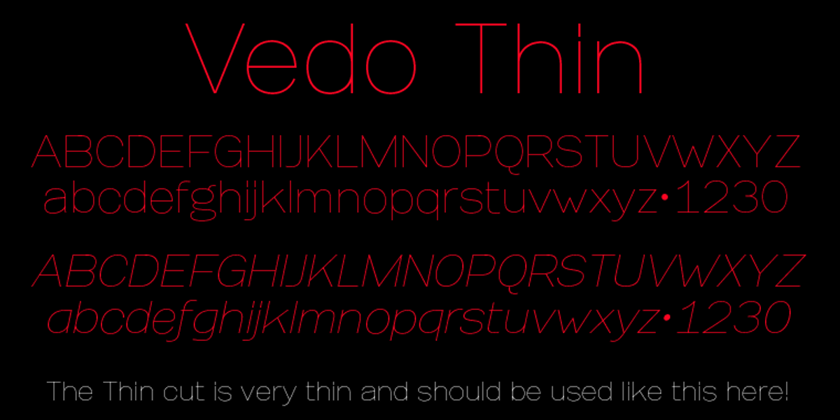 Vedo, a Sans Serif Font by Wiescher-Design (Photo 8 of 8)