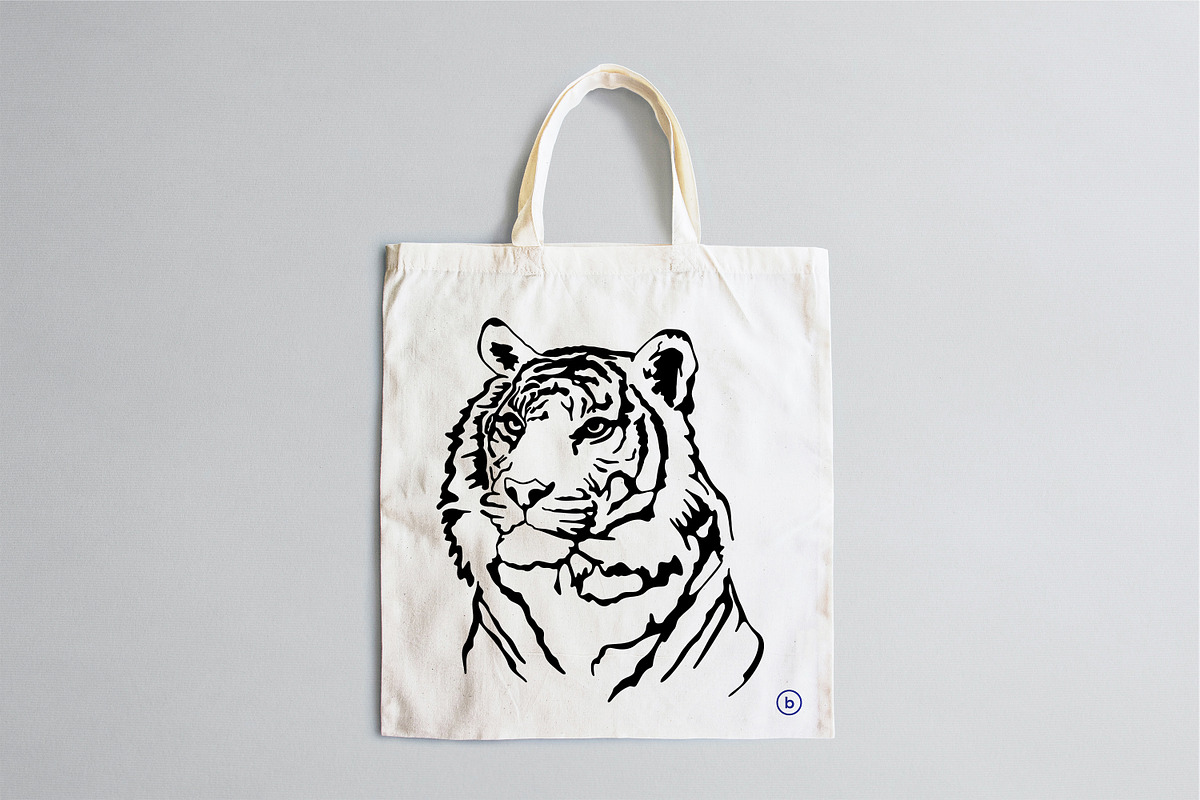 Tiger svg eps png pdf clipart, an Animal Illustration by Bila Vorona (Photo 7 of 7)