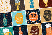 Beer Handdrawn Set — Oktoberfest!, a Food Illustration by Spencerian Sisters (Thumbnail 2 of 5)
