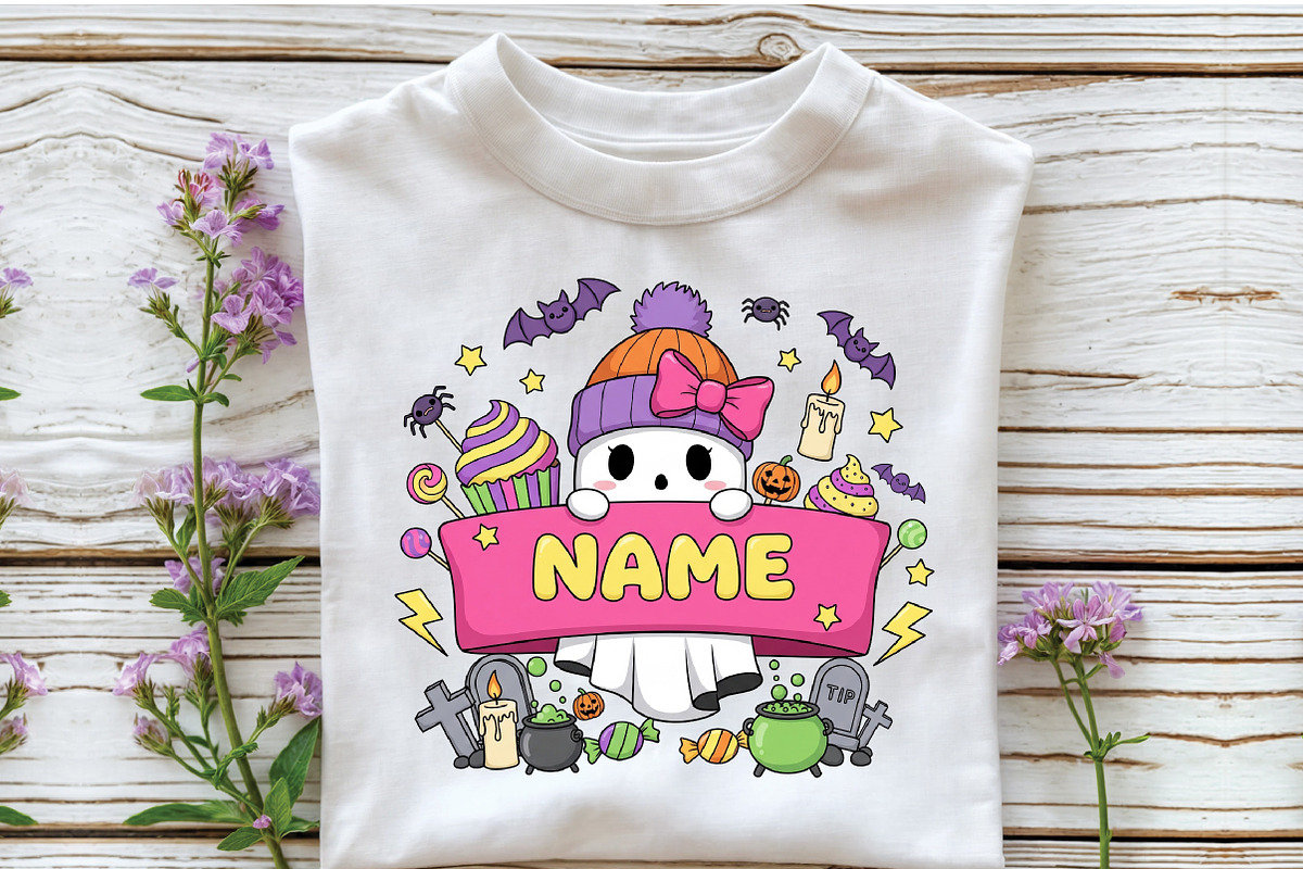 Custom Name Halloween png, an Illustration by Craft Nest (Photo 3 of 6)