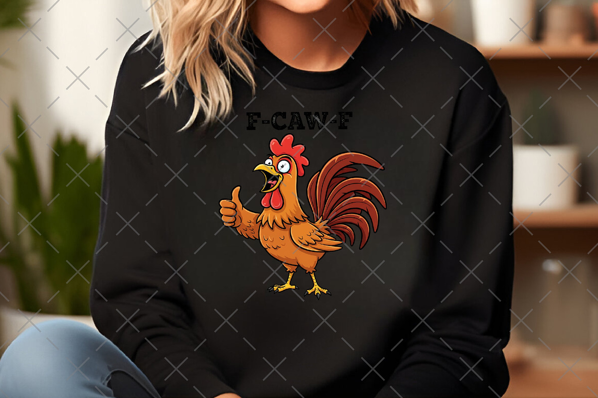 F-Caw-F Chicken Png Rooster Farm, an Illustration by Craft Nest (Photo 4 of 6)
