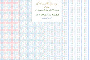 Mahjong Pink Watercolor DIY clipart, a Graphic by LABFcreations (Thumbnail 4 of 4)