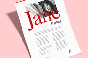 Red Resume Template and Cover Letter, a Resume Template by Bryant (Thumbnail 7 of 8)