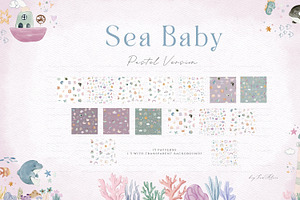 Sea Baby Pastel