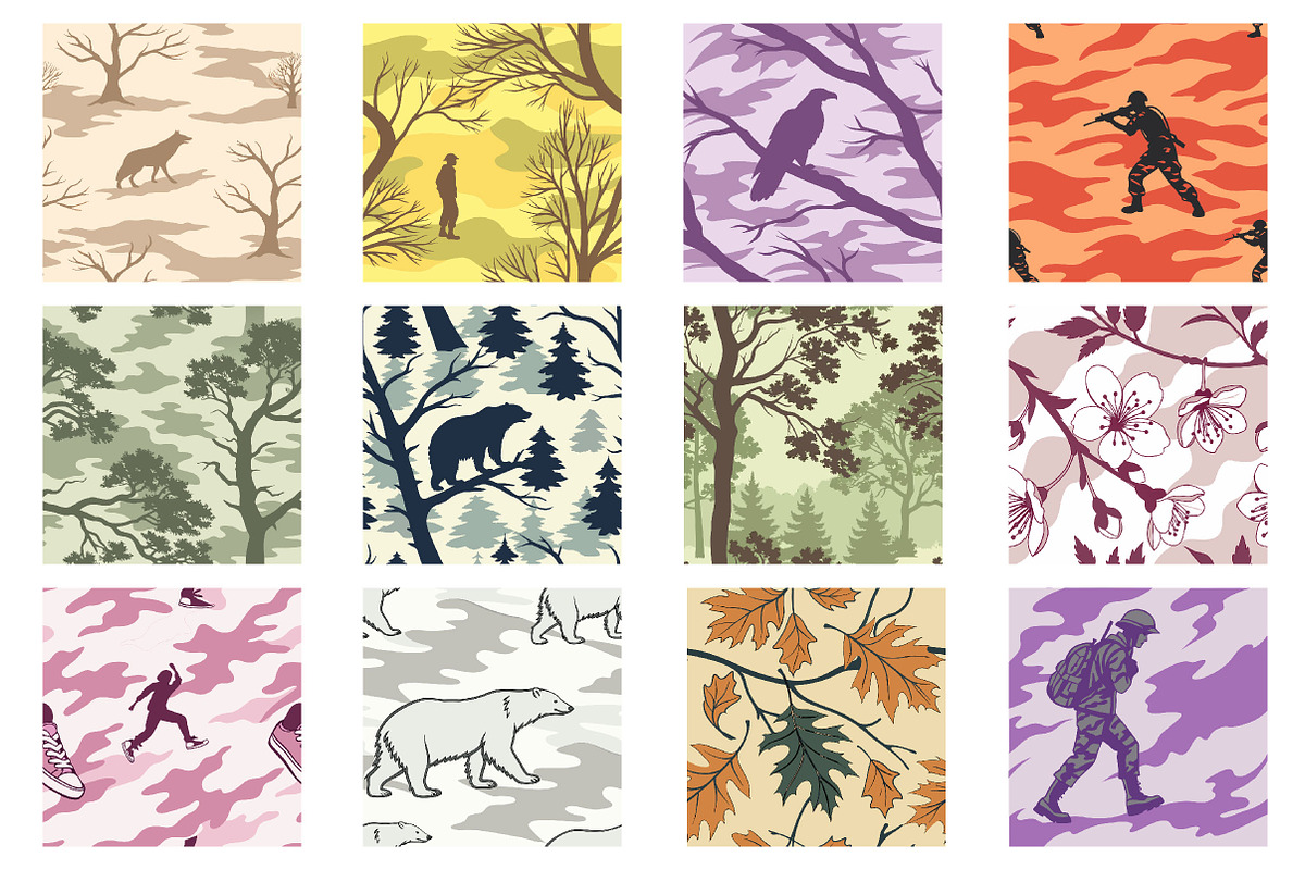 Camouflage Digital Papers  Backgroun, an Arts & Entertainment Photo by Wow Magic (Photo 2 of 2)
