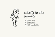 Chubby Cupid Vector Bundle, a Decorative Illustration by Little Gremlin (Thumbnail 2 of 8)