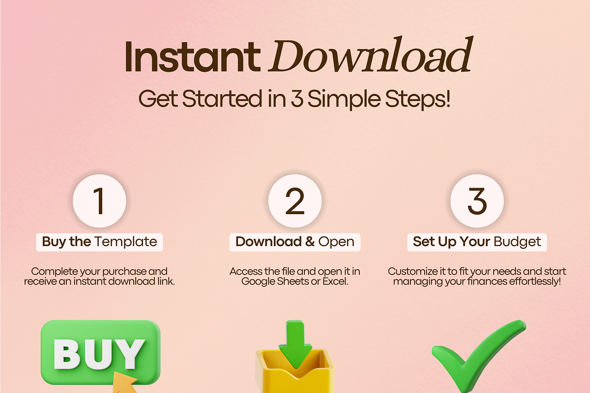 Budget Spreadsheet – Google Sheets, a Templates & Theme by vitalinagerman (Photo 8 of 10)