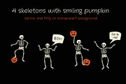 Halloween Party Design Set, a Pattern Graphic by Zim Varezhkin (Thumbnail 4 of 4)