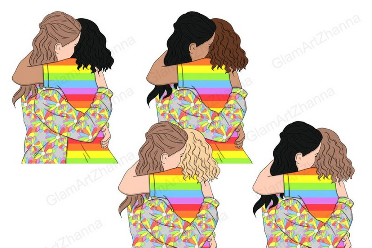 Pride Heroes Clipart, a Person Illustration by GlamArtZhanna (Photo 3 of 4)
