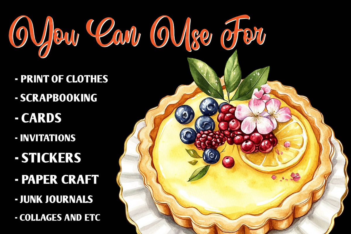 Summer Bridal Tea Party Set Clipart, an Illustration by CreationArt (Photo 3 of 9)