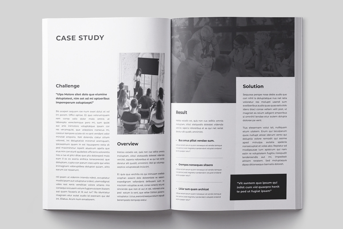 Business Profile Template | Canva, a Brochure Template by DesVert (Photo 5 of 6)