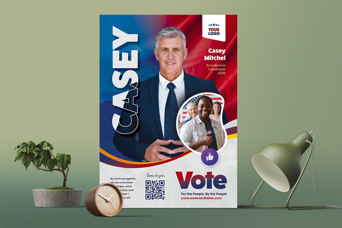 Politic Flyer Template, a Flyer Template by Boostock (Photo 3 of 4)