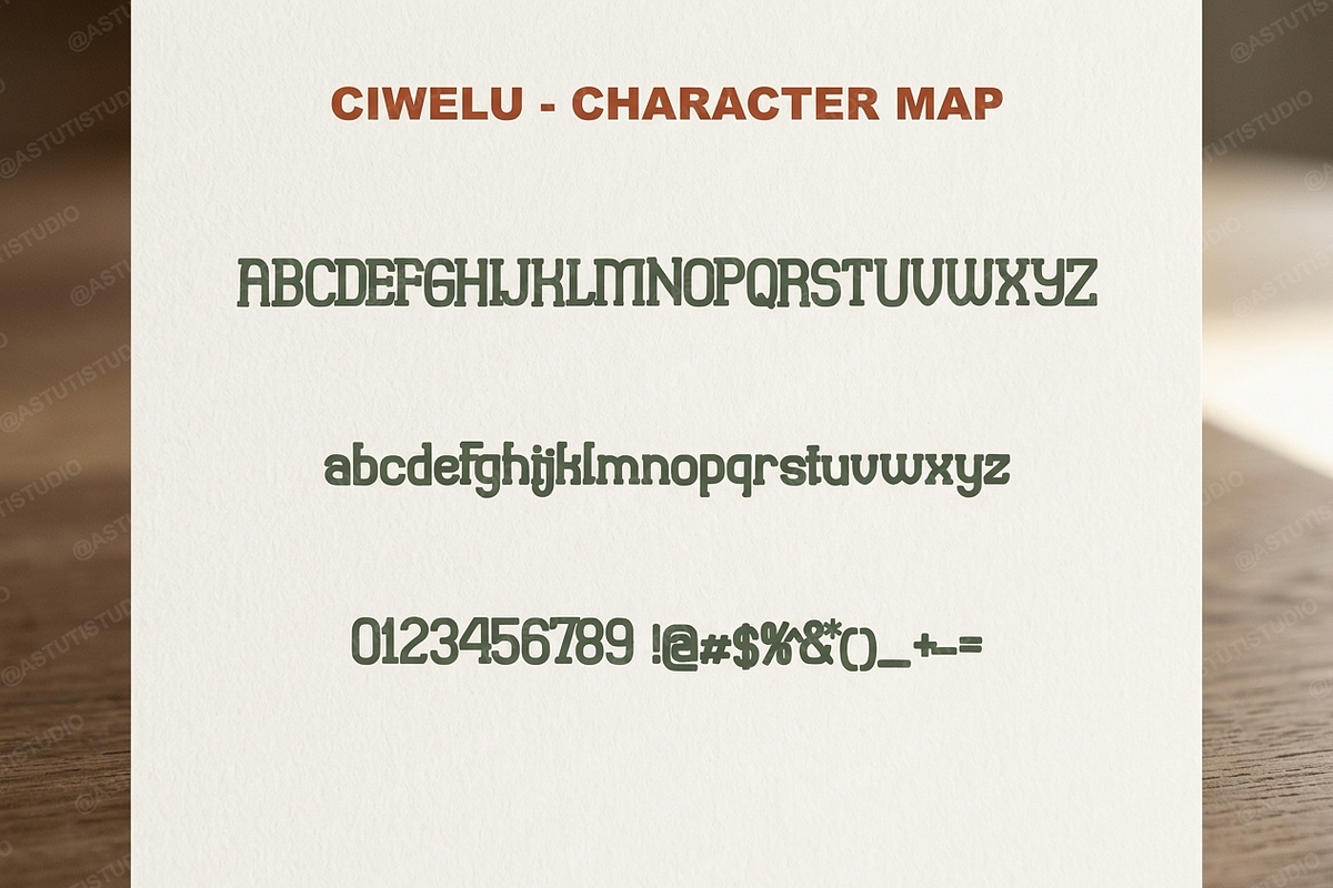Ciwelu | A Sophisticated Serif, a Serif Font by Astuti Studio (Photo 3 of 25)
