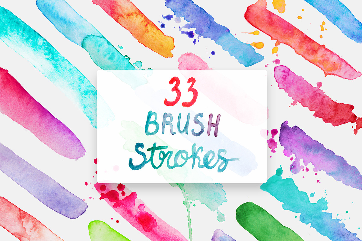 88 Watercolor elements PNG, a Templates & Theme by Ksusha shop (Photo 4 of 7)