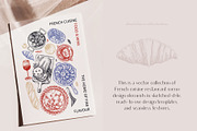 French Cuisine. Vector Food & Drinks, a Food Illustration by Yevheniia (Thumbnail 2 of 11)