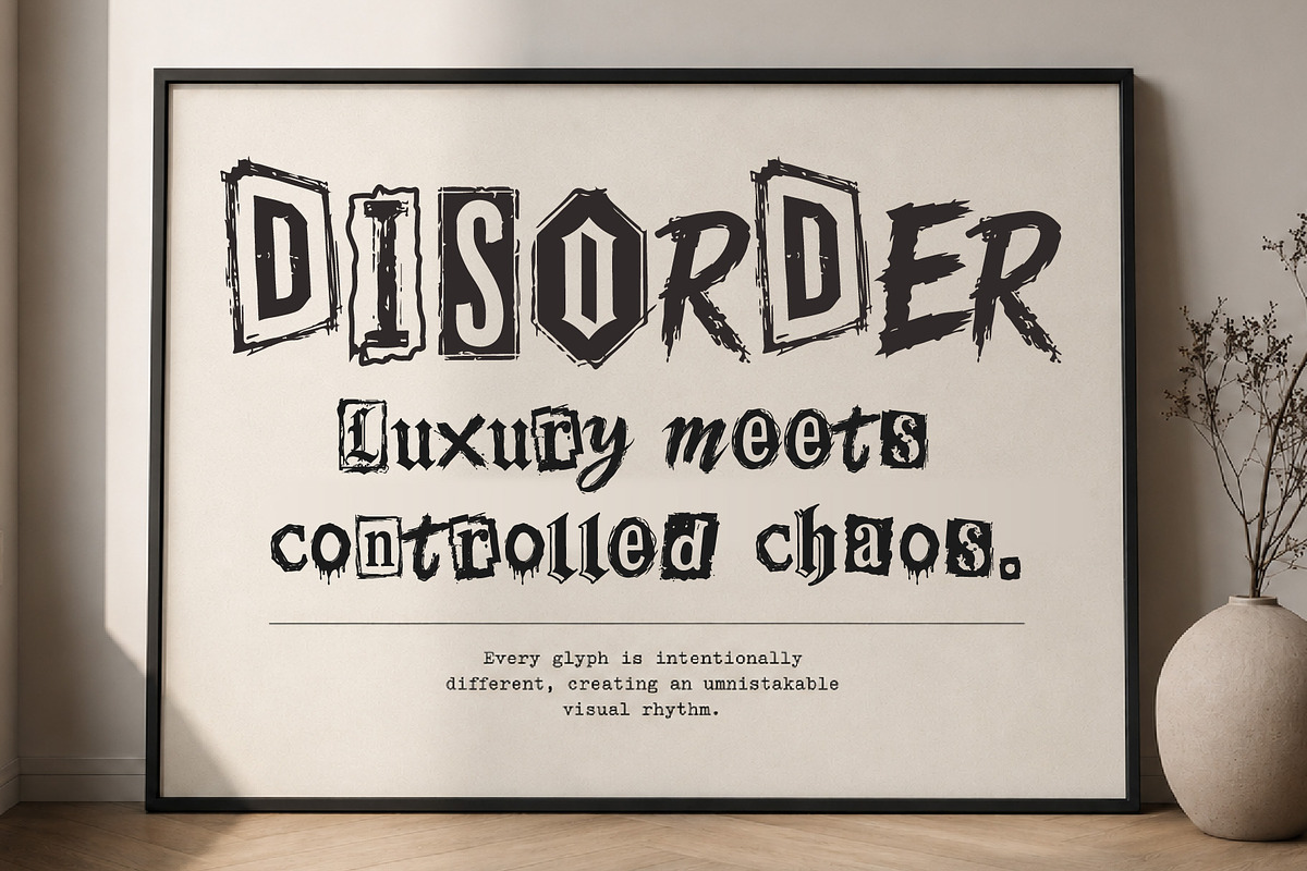 ScrapTheory - Endless Disorder, a Handwritten Font by HypeWorksCo (Photo 8 of 13)