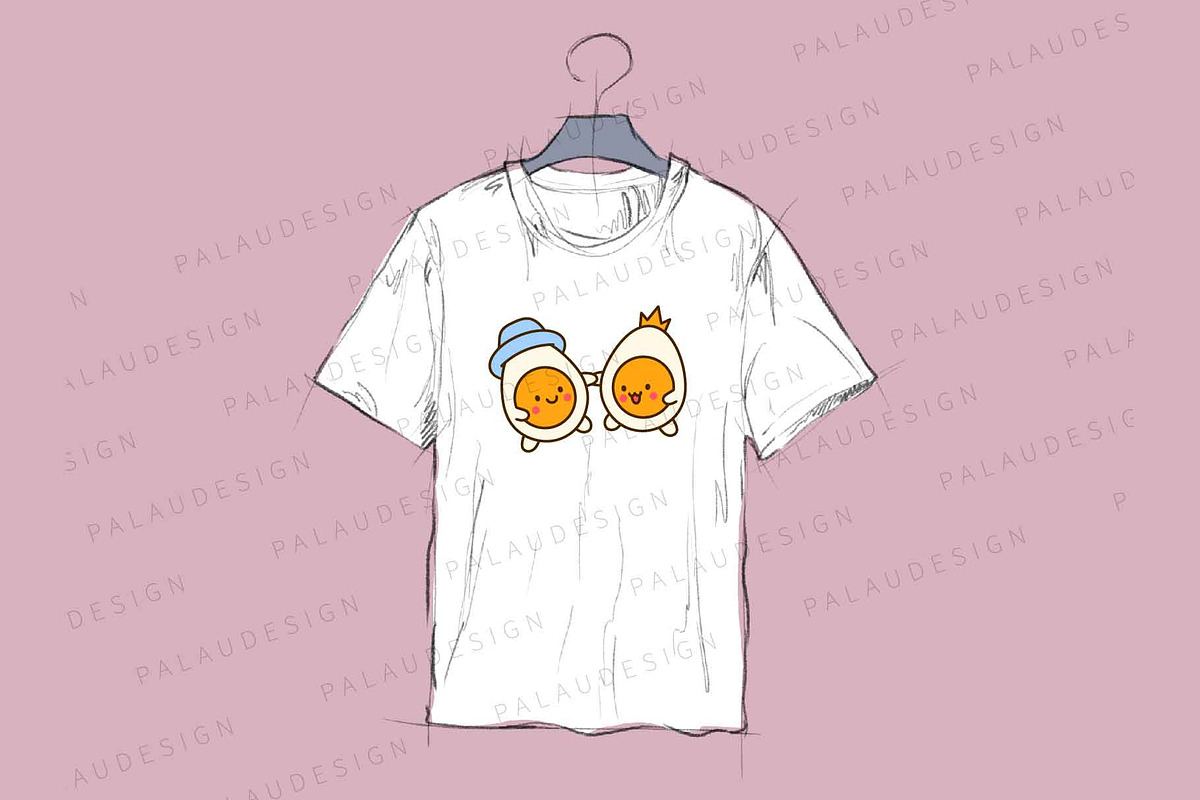 Cute Kawaii Eggs, a Food Illustration by Palau (Photo 2 of 12)