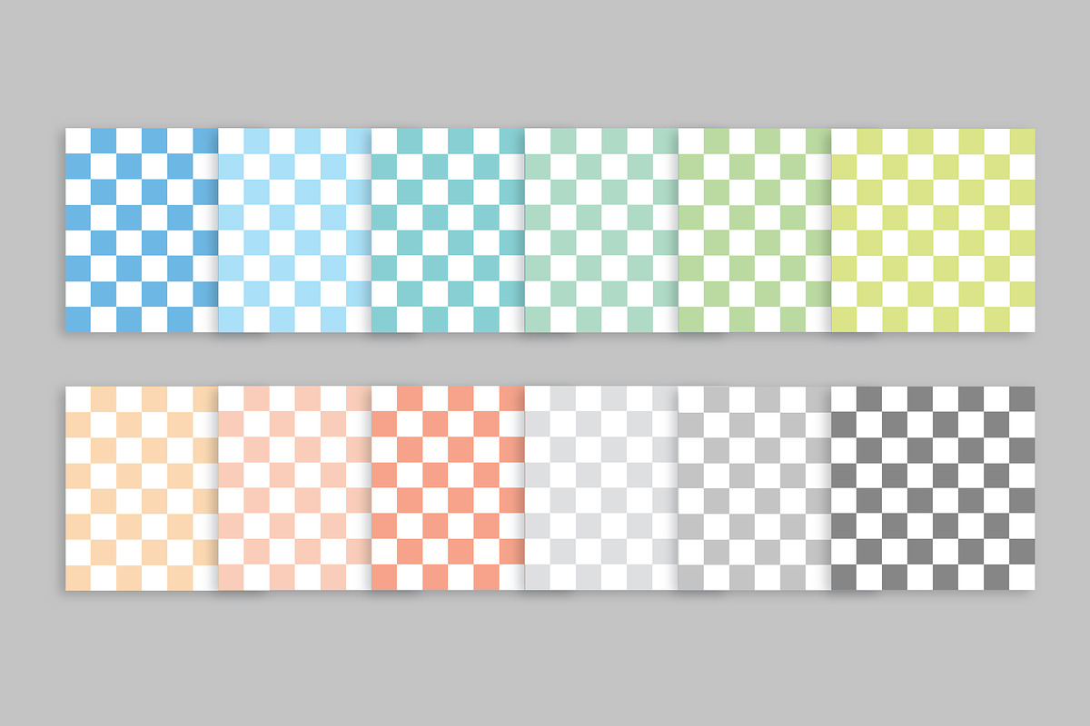 Rainbow Checkers Seamless Patterns, a Pattern Graphic by Running With Foxes (Photo 4 of 8)